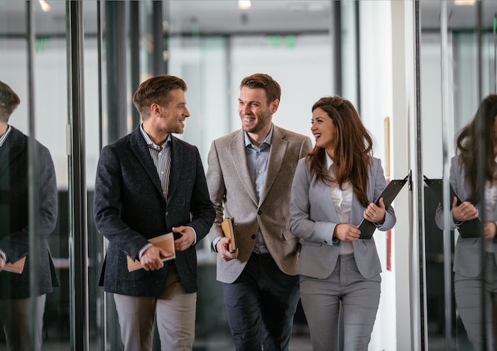 een team dat veerkracht en werkgeluk uitstraalt